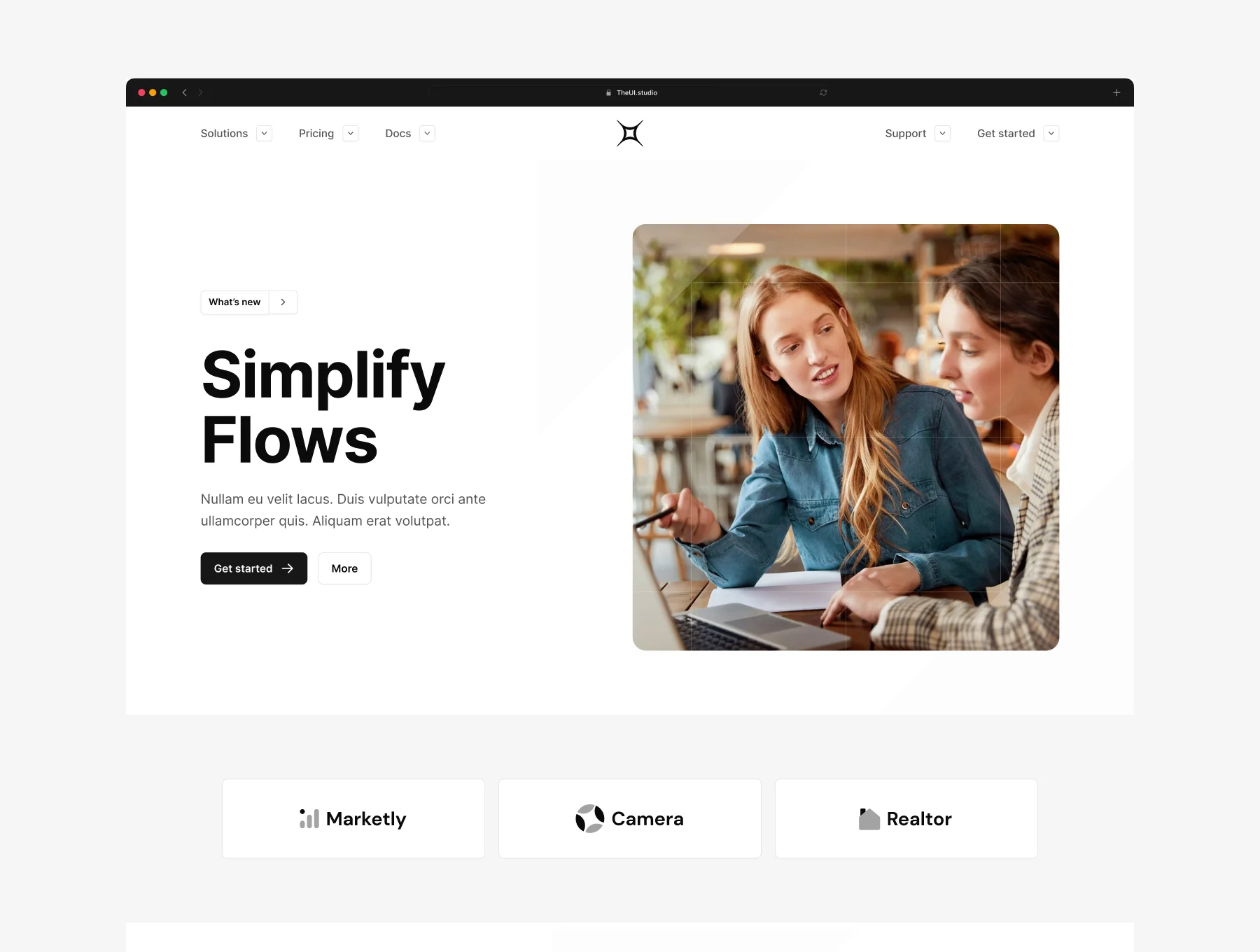 Figma landing page | Design system and UI kit 4