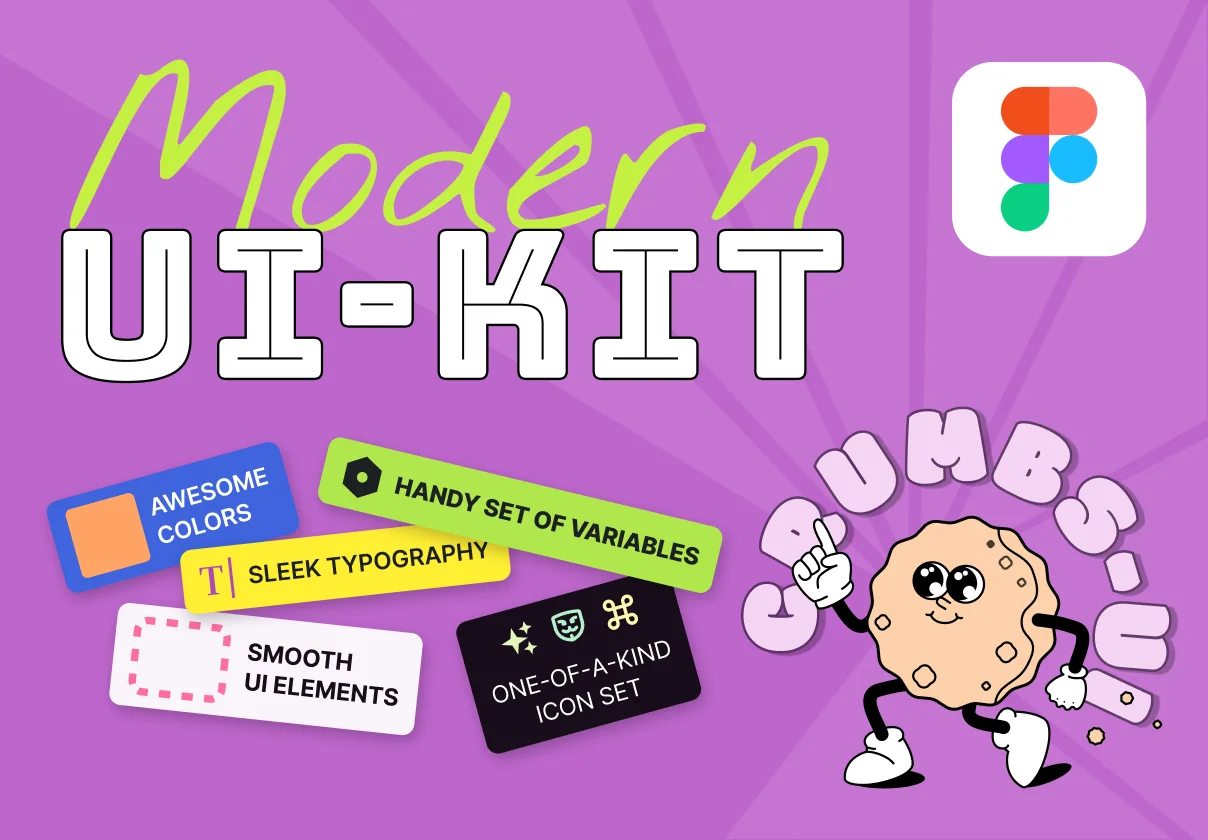 Figma modern UI-kit • CRUMBS-UI