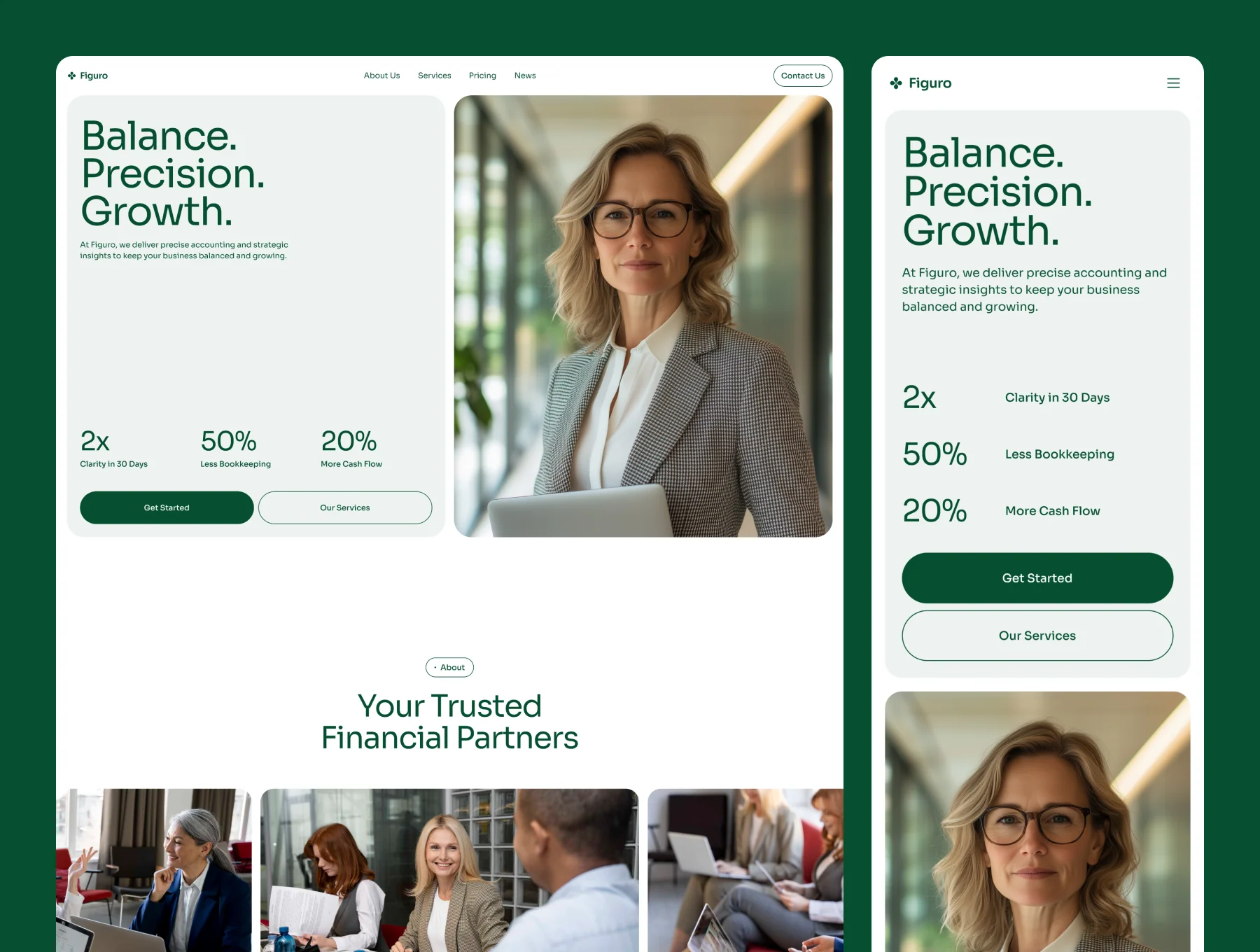 Figuro – Accounting Agency Website 3