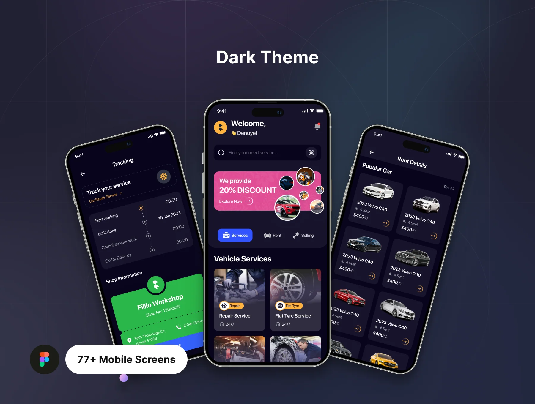 Filllo Automotive App UI Kit 5