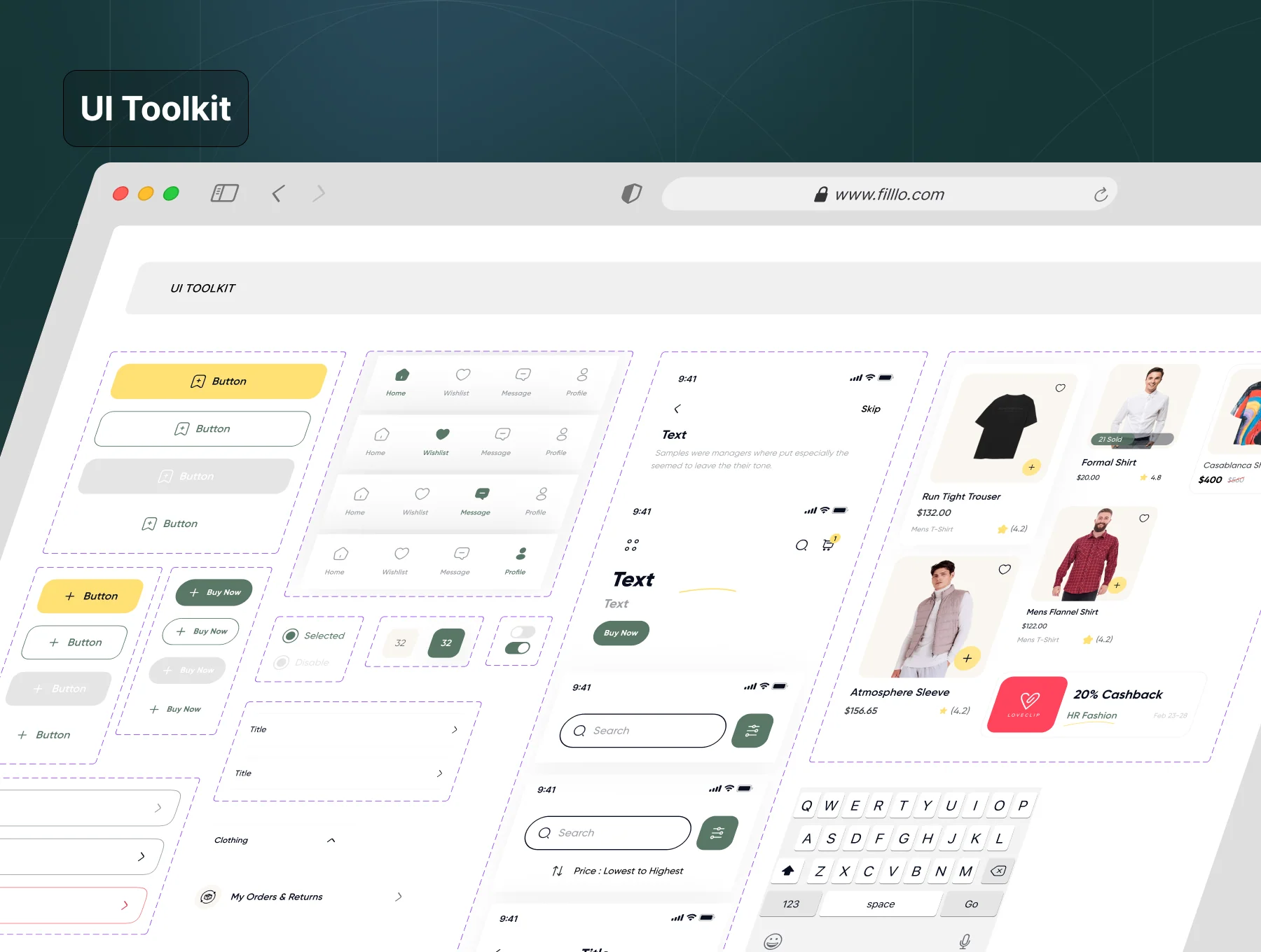 Filllo E-commerce App UI Kit 8