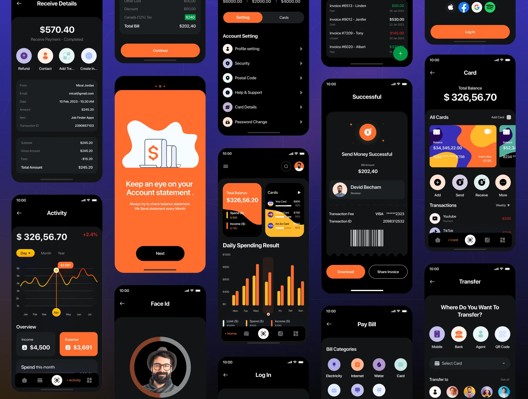 Filllo Fintech App UI Kit 6