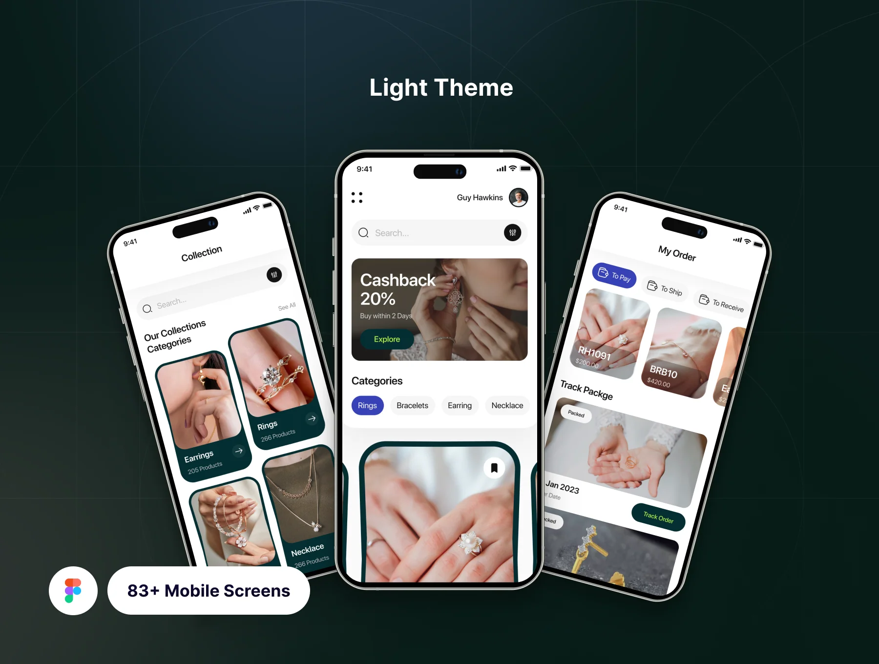 Filllo Jewellery Shop App UI Kit 3