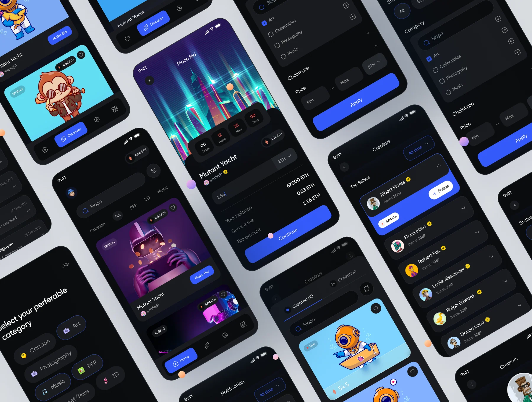 Filllo NFT Market UI Kit 9