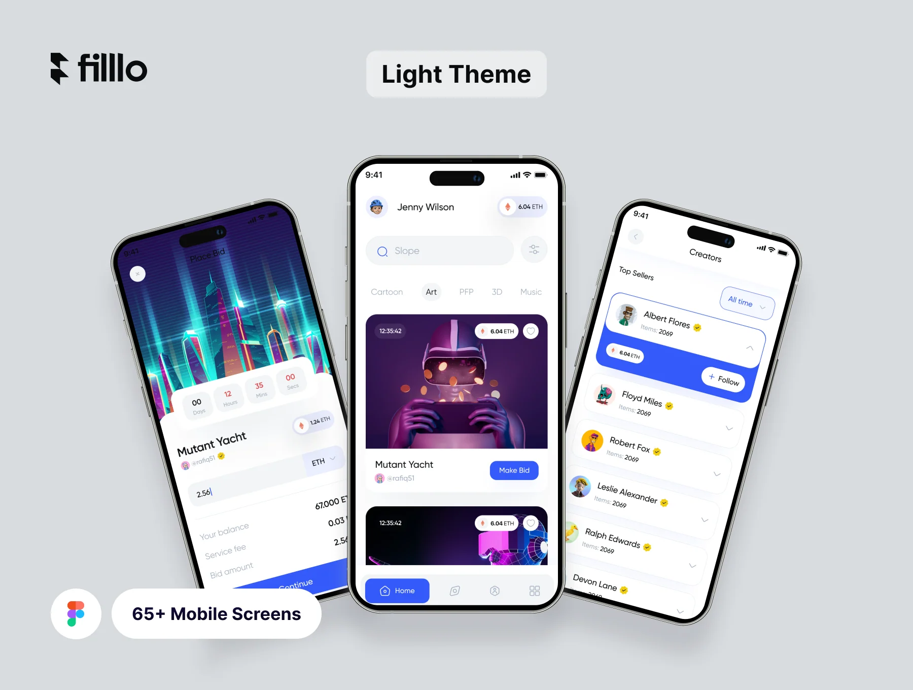 Filllo NFT Market UI Kit 6