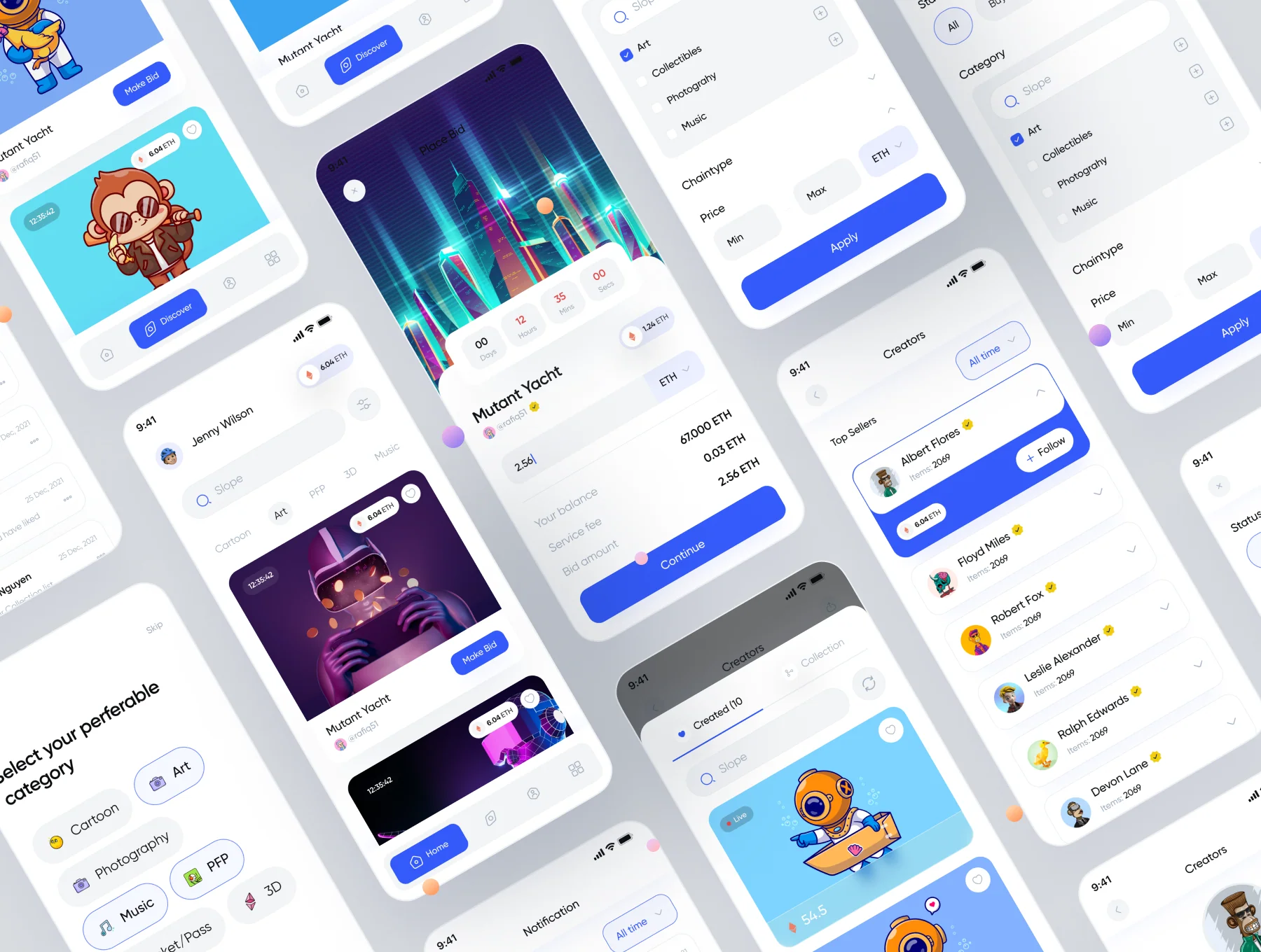 Filllo NFT Market UI Kit 7