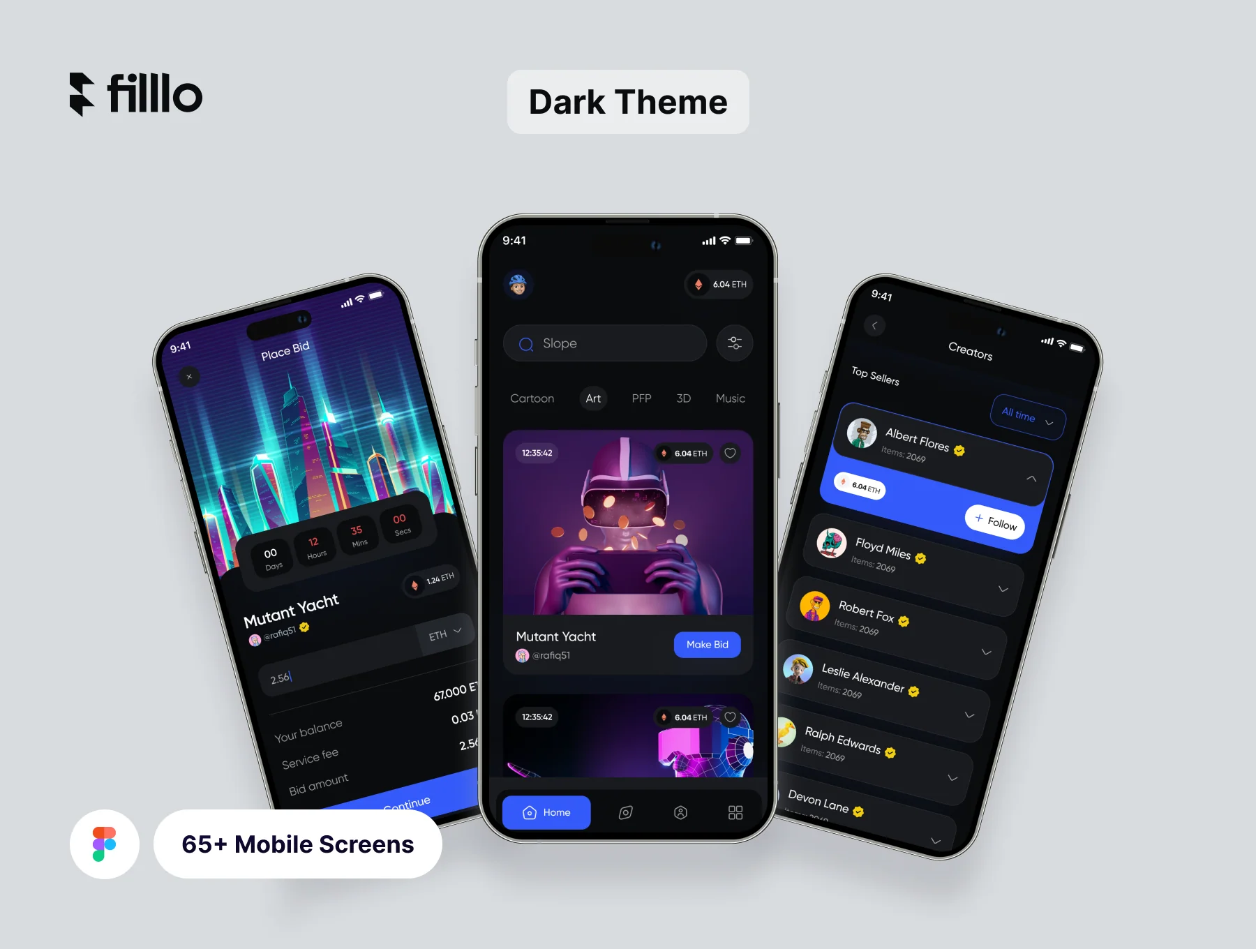 Filllo NFT Market UI Kit 8