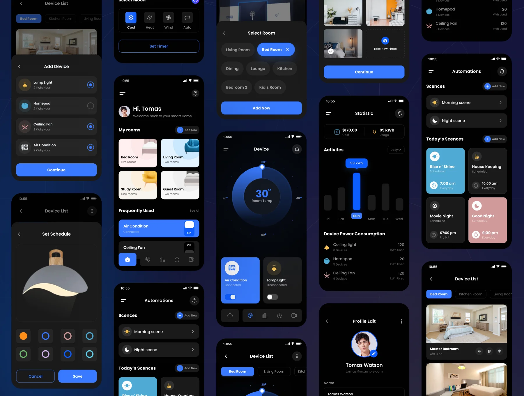 Filllo Smart Home App UI Kit 4