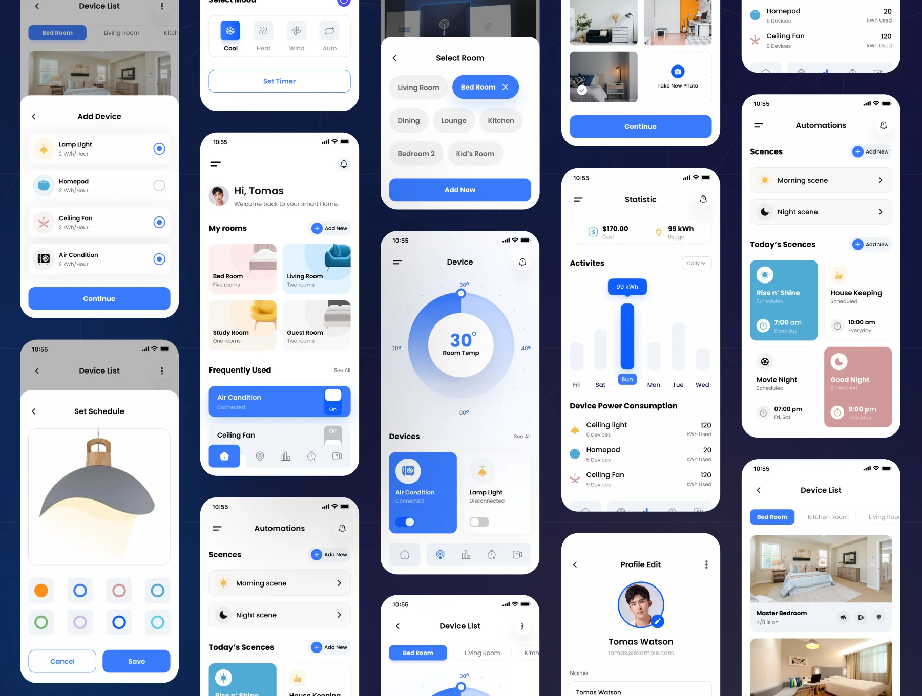 Filllo Smart Home App UI Kit 6