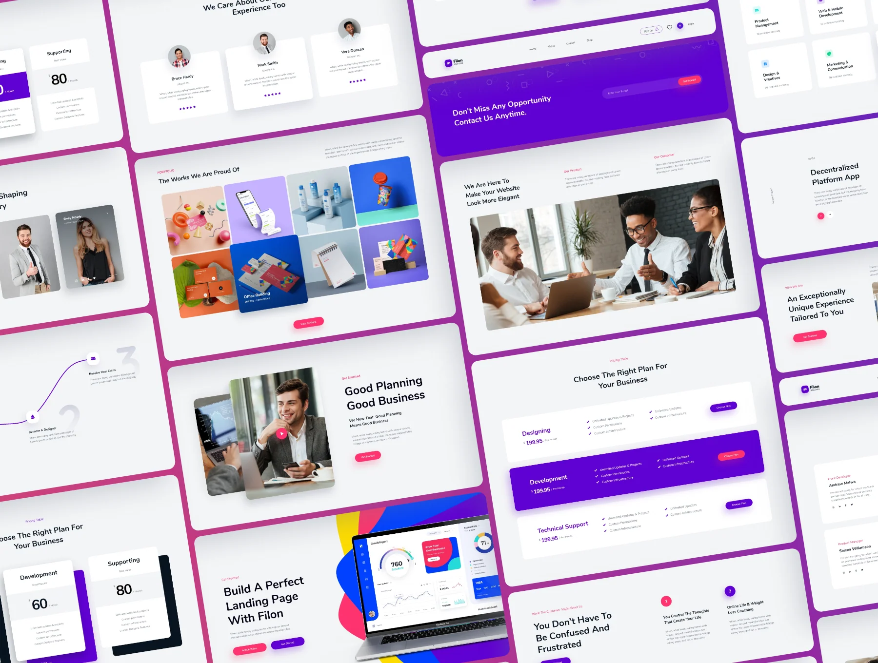 Filon Web UI Kit | 300+ Artboards (Figma) 2