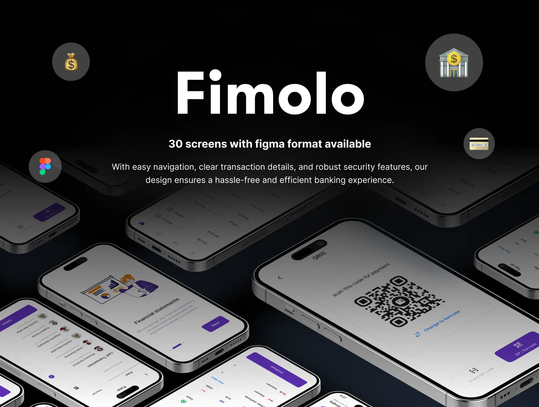 Fimolo - Banking Ui Kit Mobile