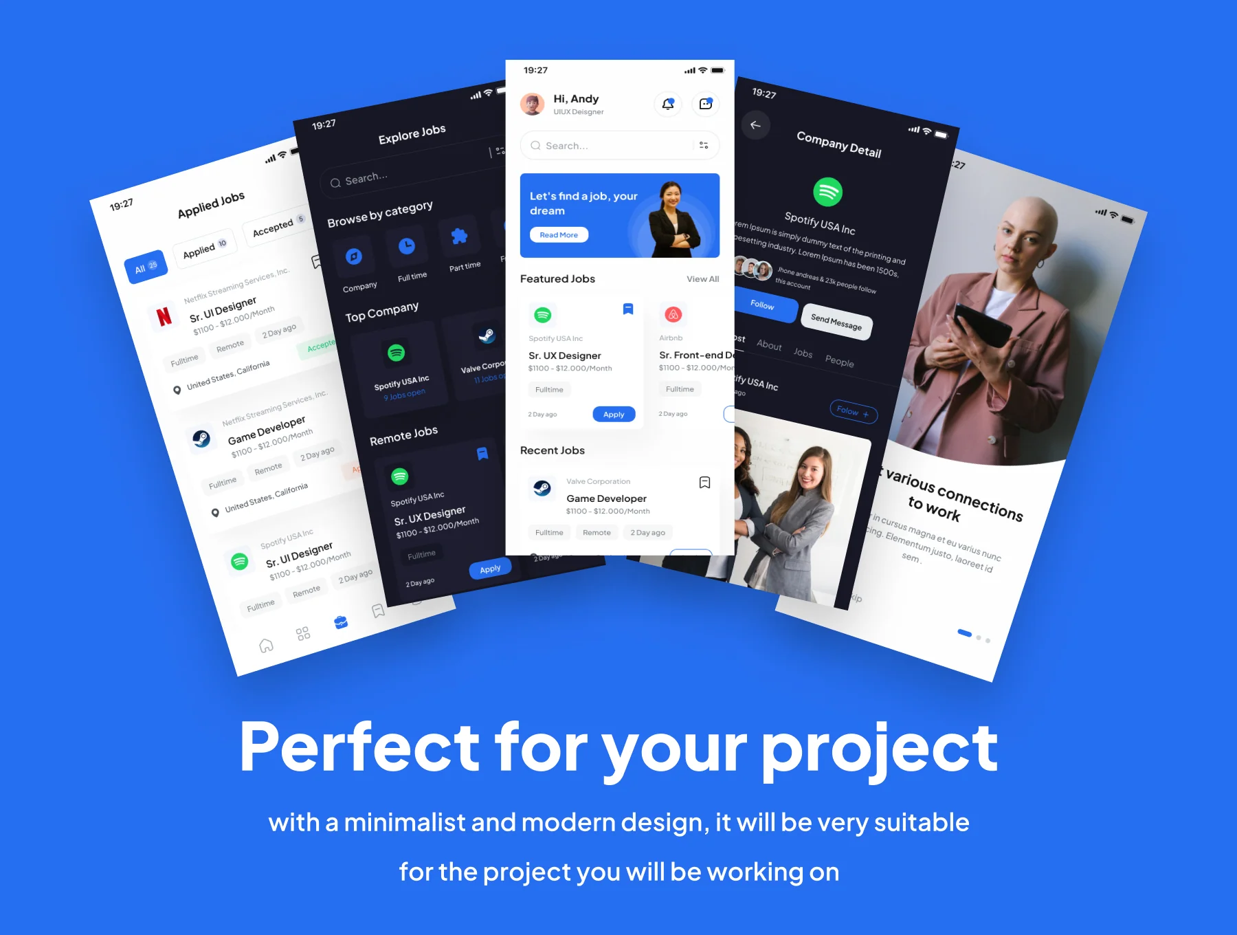 Fin Jobs - Jobs Finder App UI Kits 4