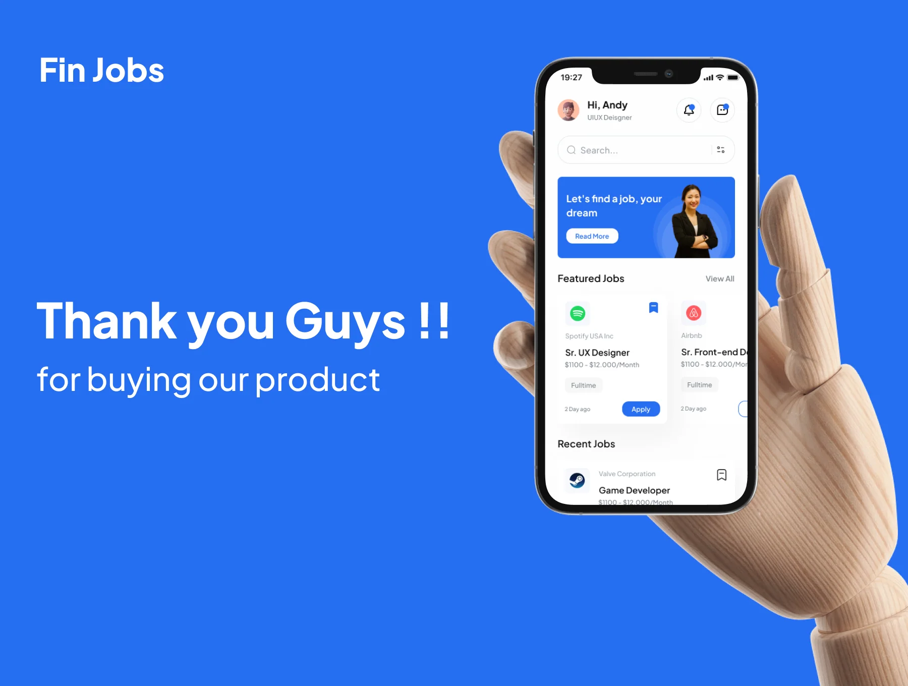 Fin Jobs - Jobs Finder App UI Kits 6