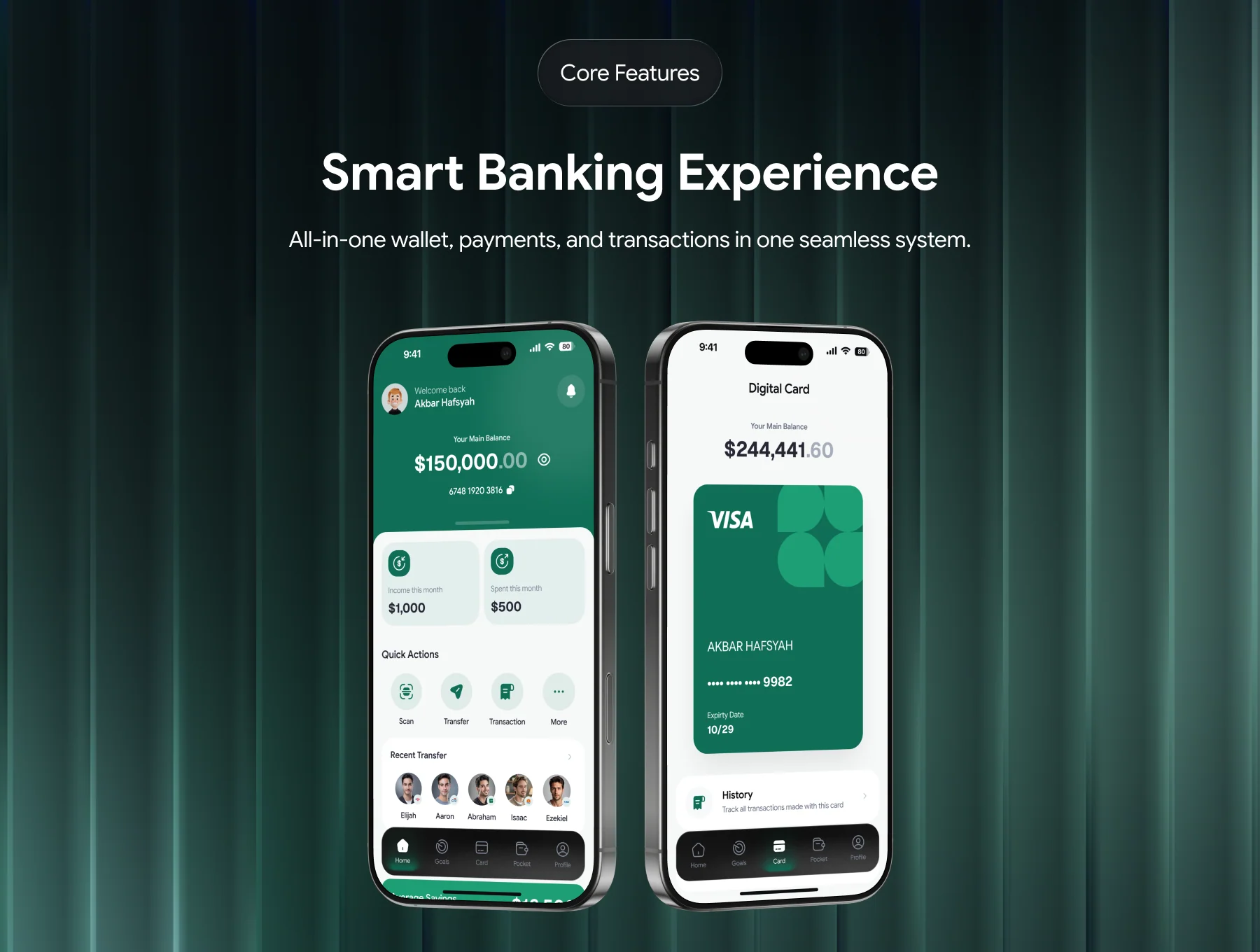 FINA - Personal Finance & Banking App UI Kit 4