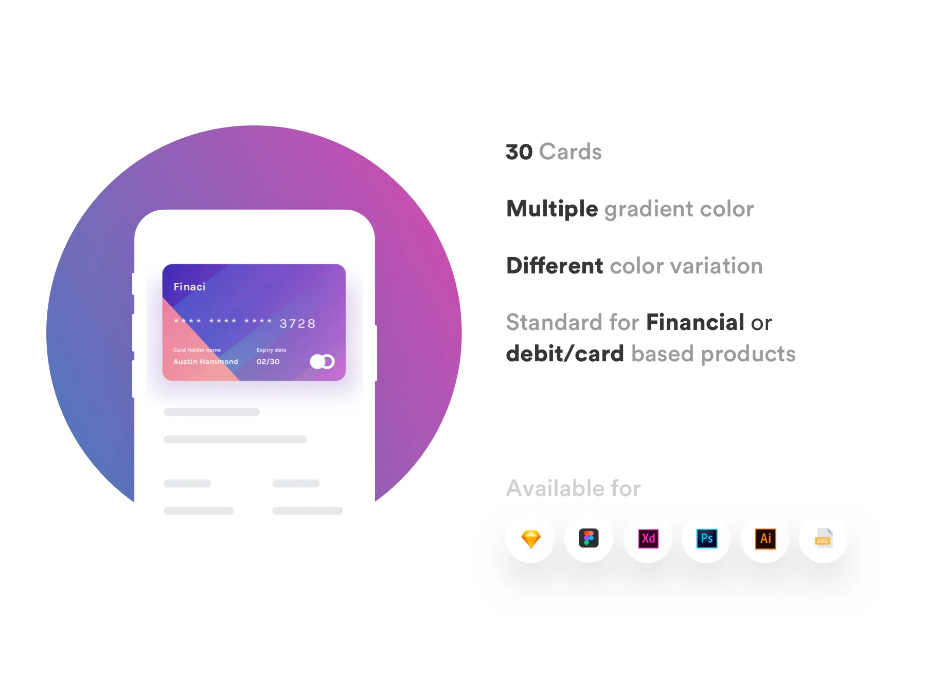 Finaci Financial debit/credit ui card 2