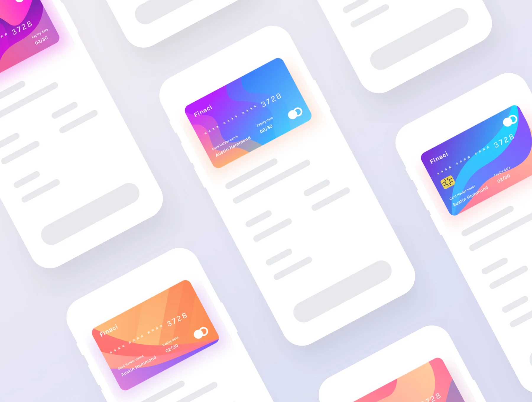 Finaci Financial debit/credit ui card 4