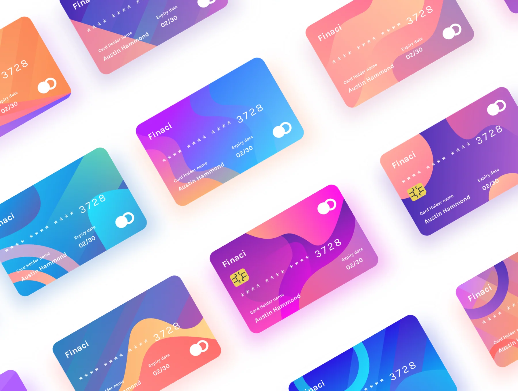 Finaci Financial debit/credit ui card 5