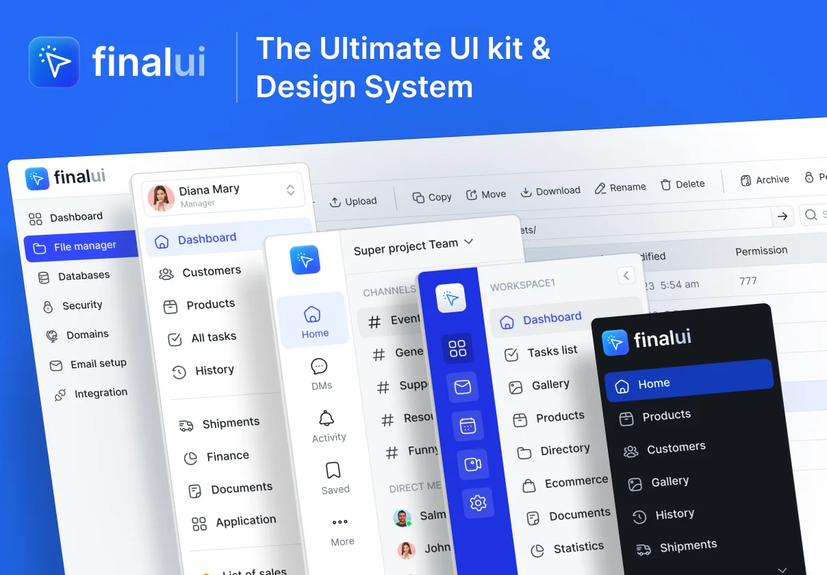 Final UI - Modern Design System and UI Kit