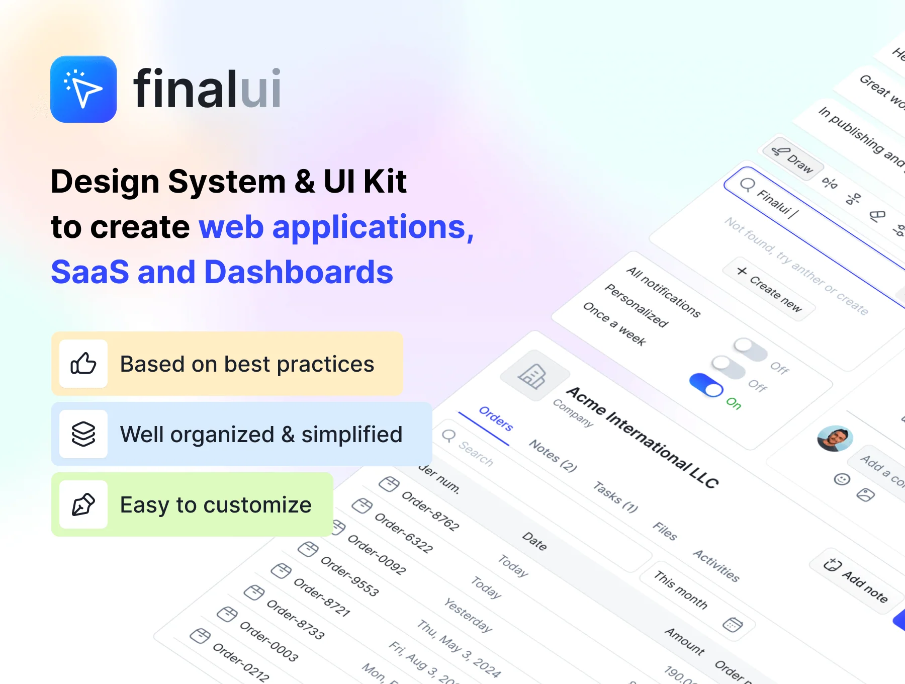Final UI - Modern Design System and UI Kit