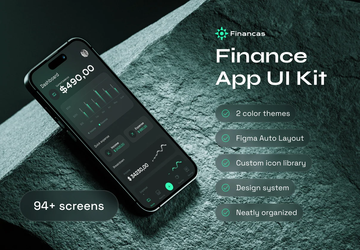 Financas UI Kit