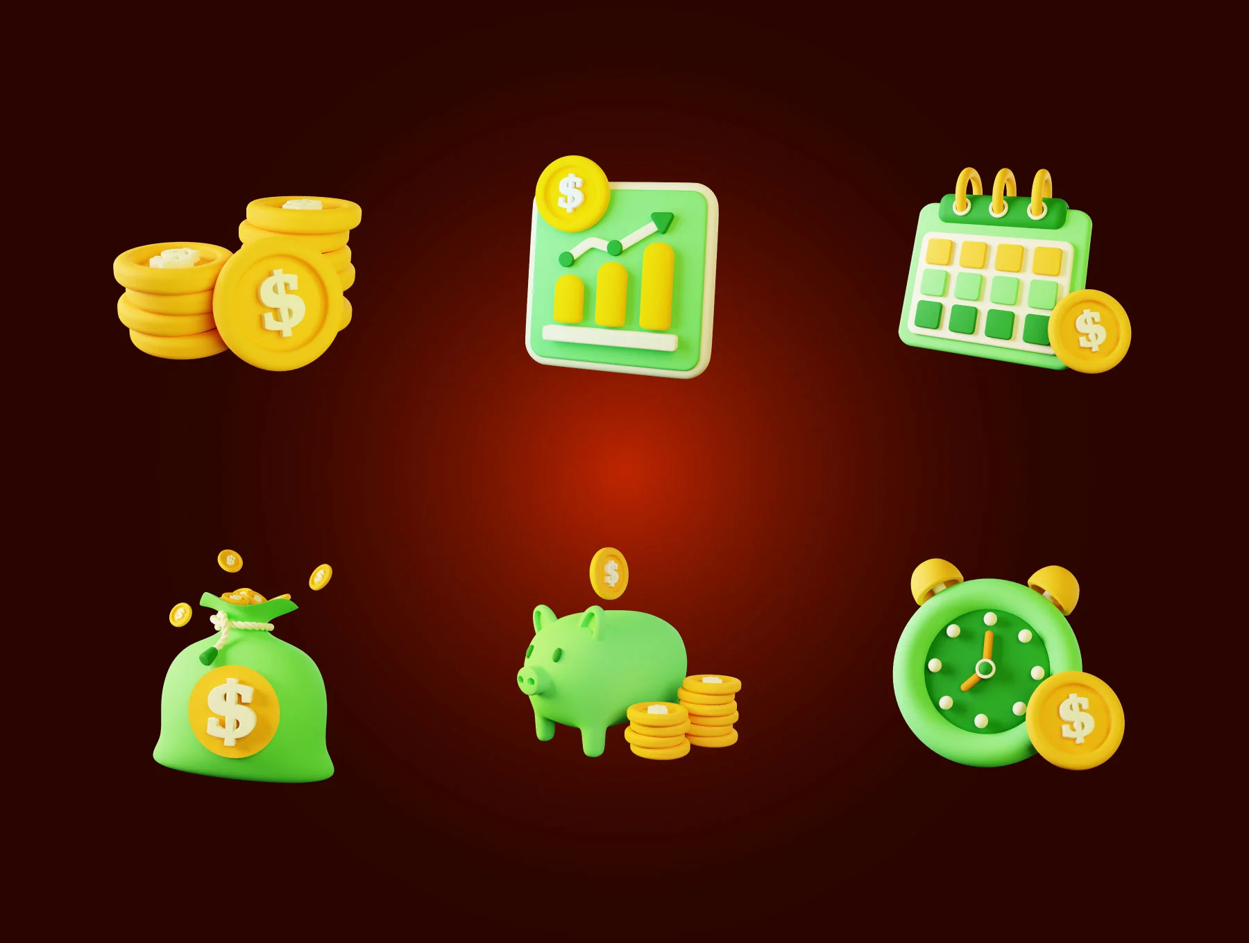 Finance - 3D Icon Pack 5