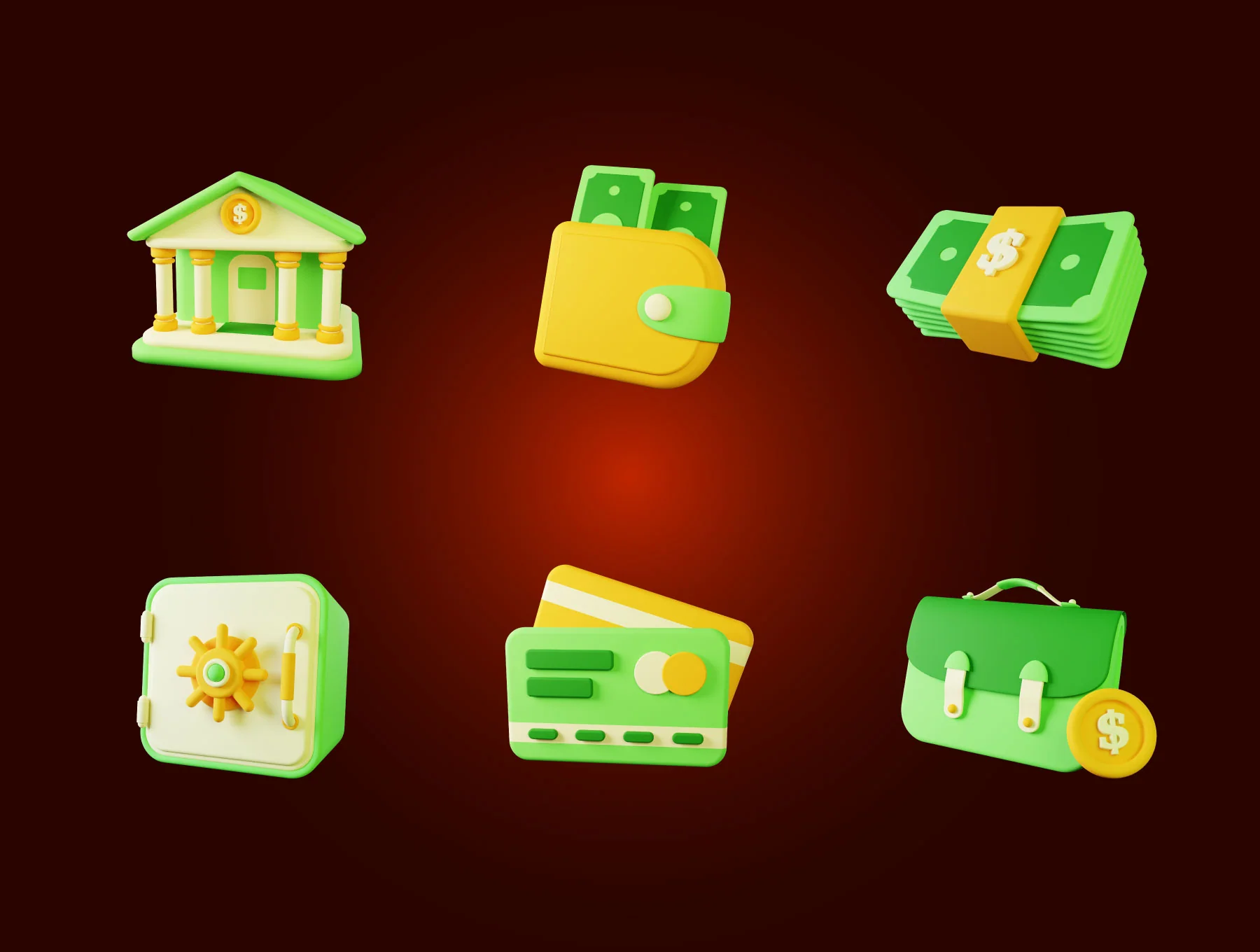 Finance - 3D Icon Pack 6