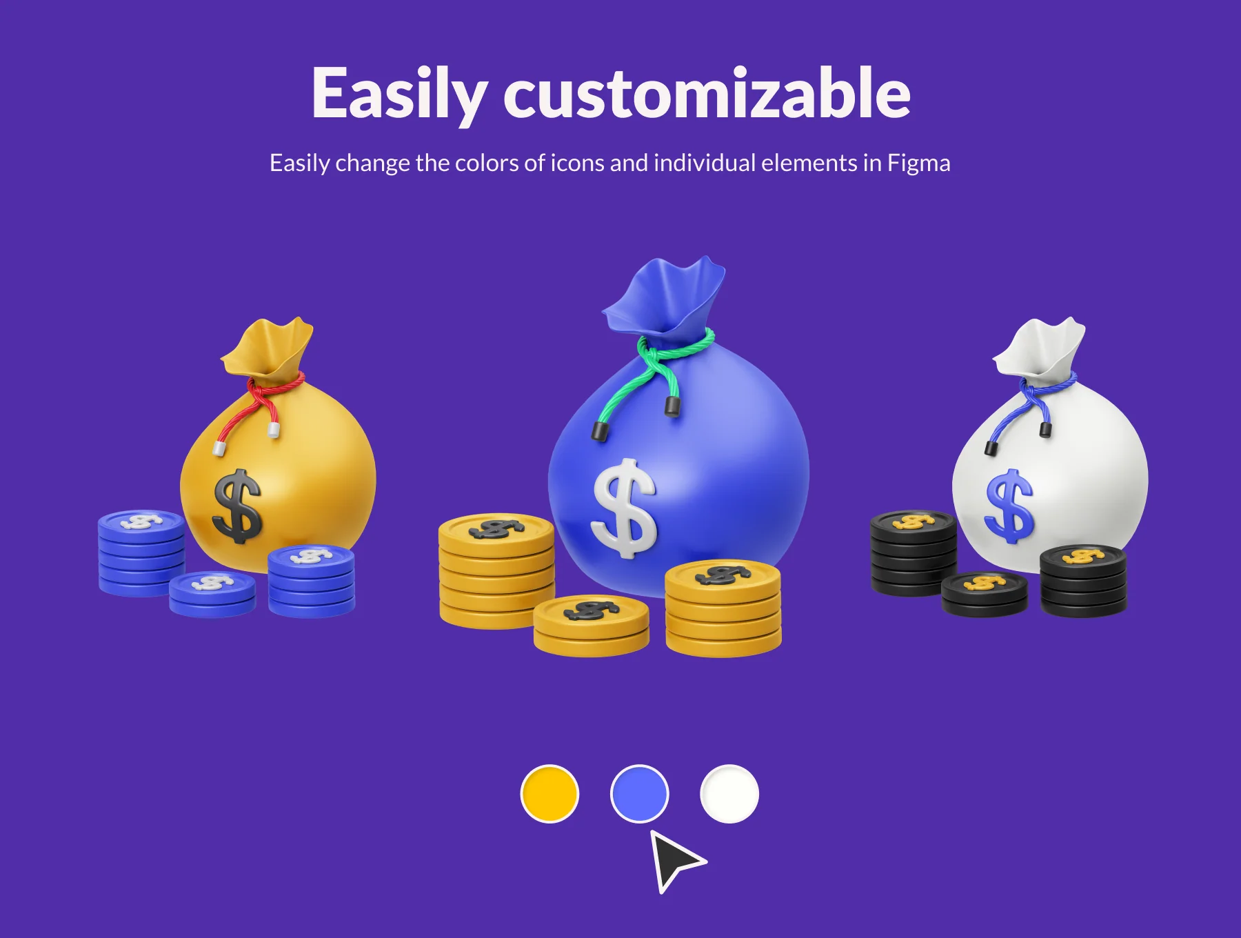 Finance 3D Icon Set 3