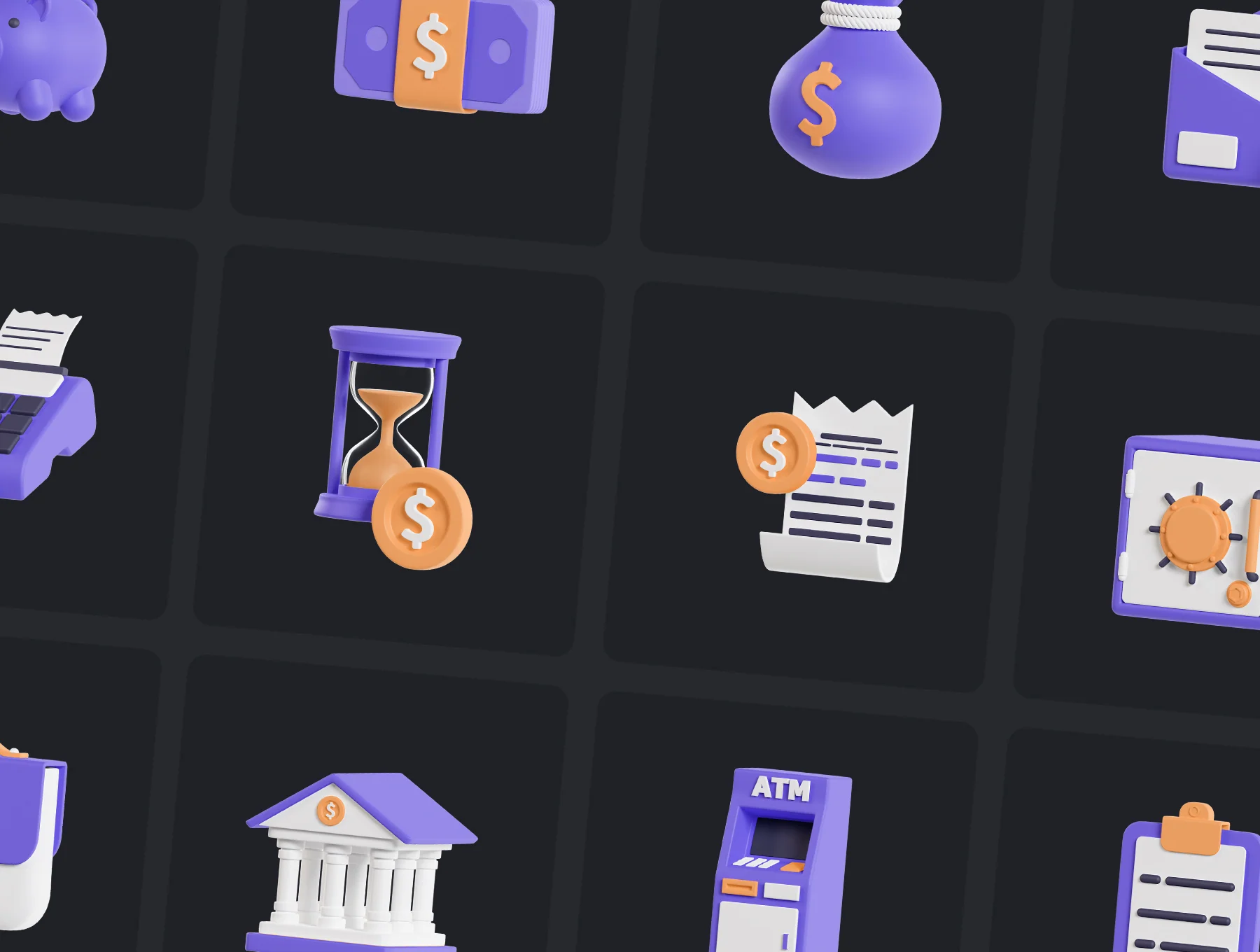 Finance 3D Icons 8