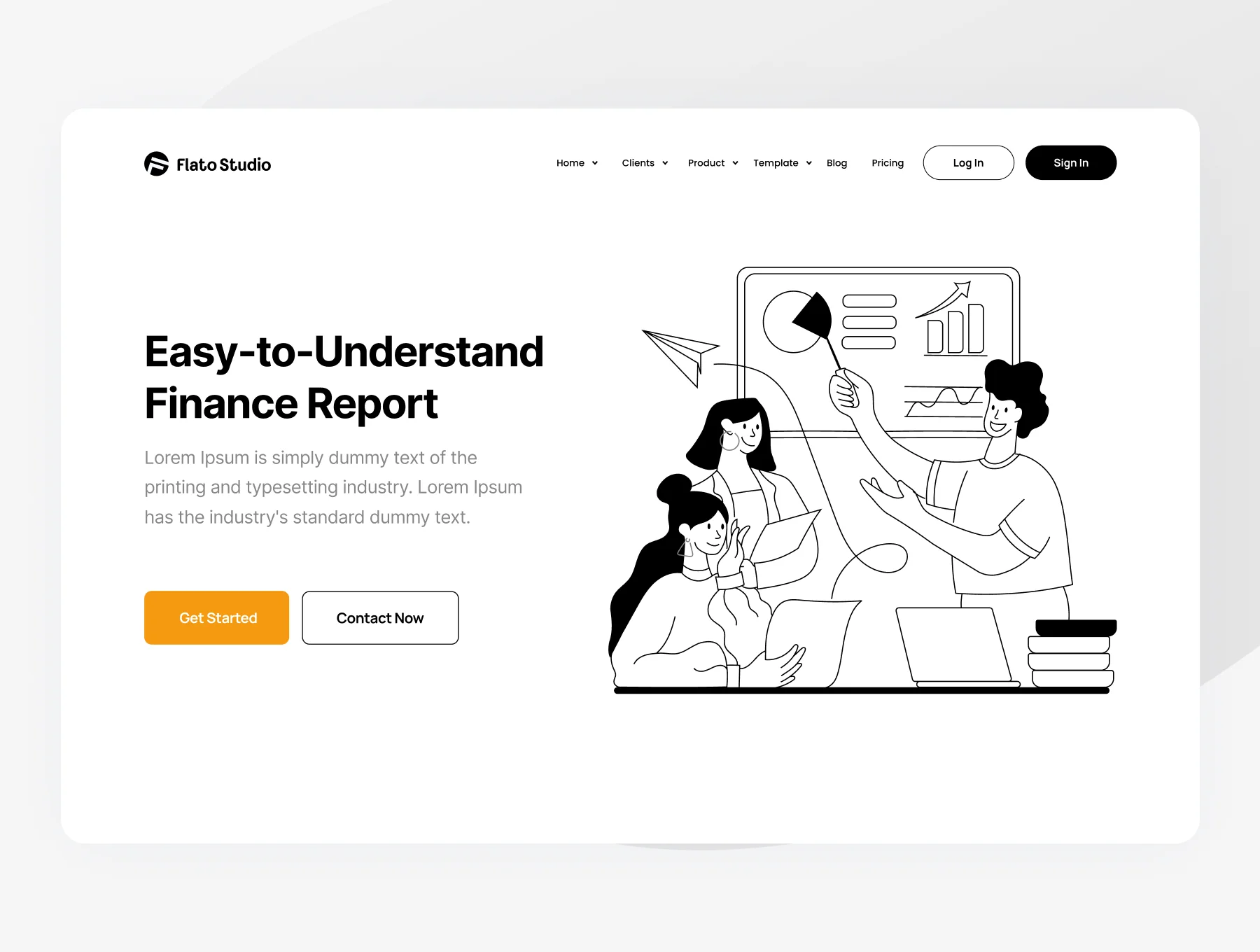 Finance and Budgeting Line Illustration 4
