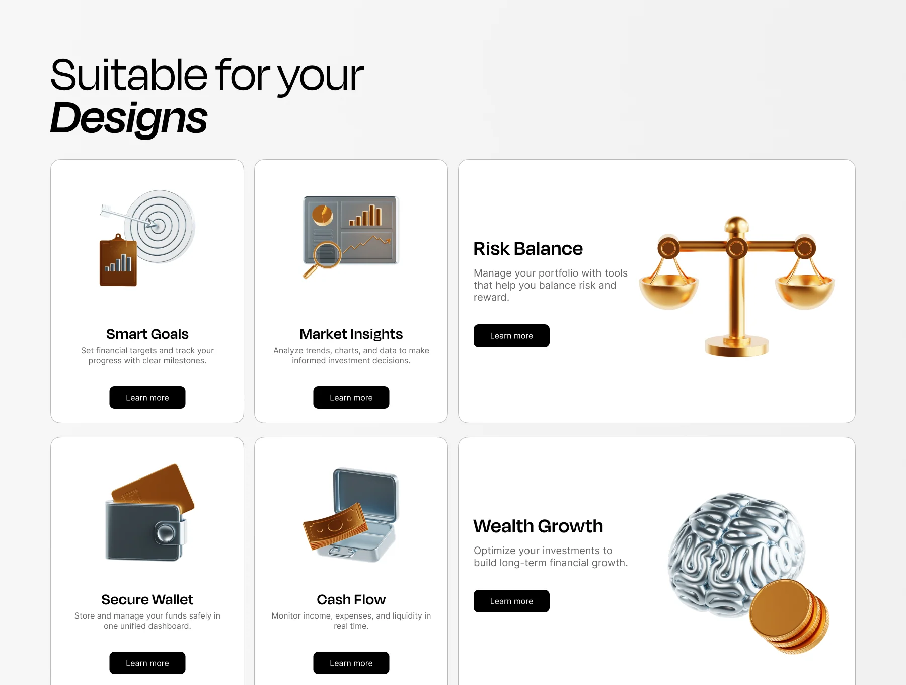 Finance and Investment 3D Icon Pack 3