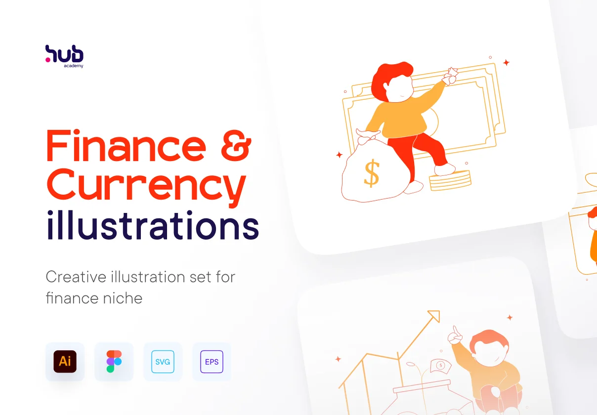 Finance & Currency v1.0 - Illustration Pack 🛍