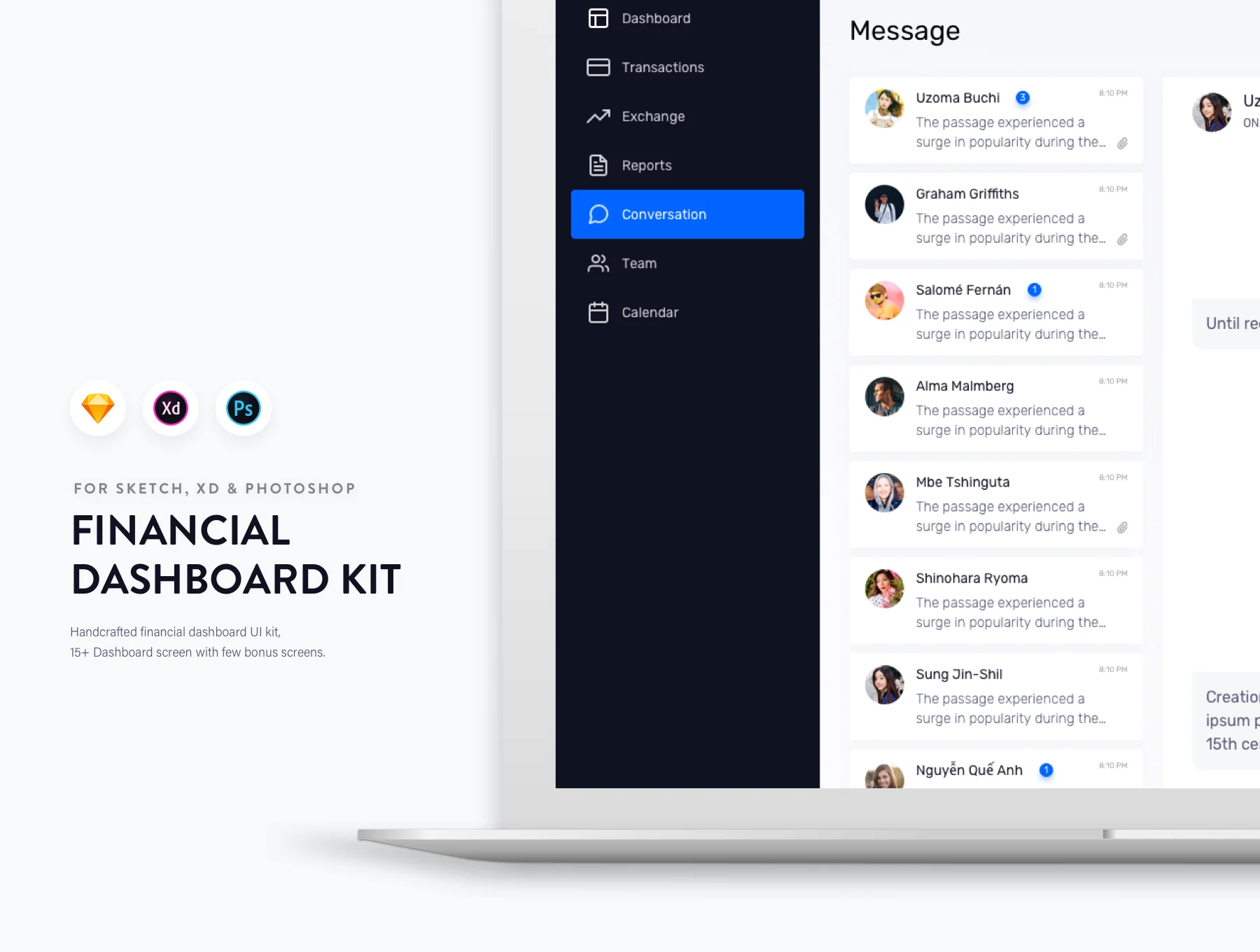 Finance Dashboard UI Kit 2