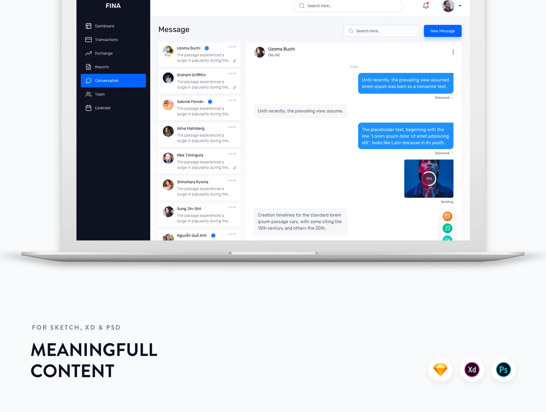 Finance Dashboard UI Kit 3