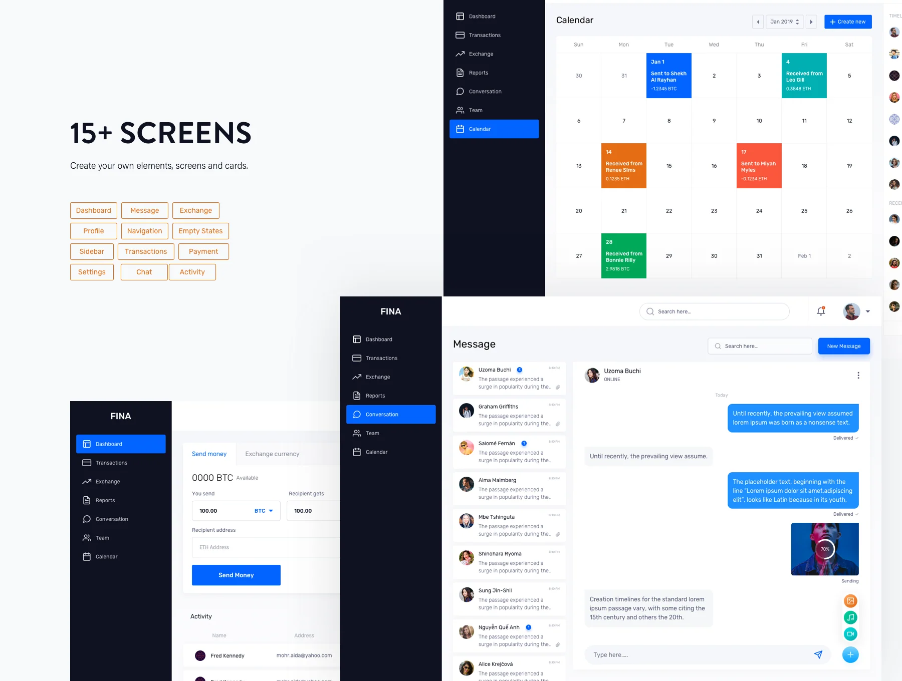 Finance Dashboard UI Kit 5