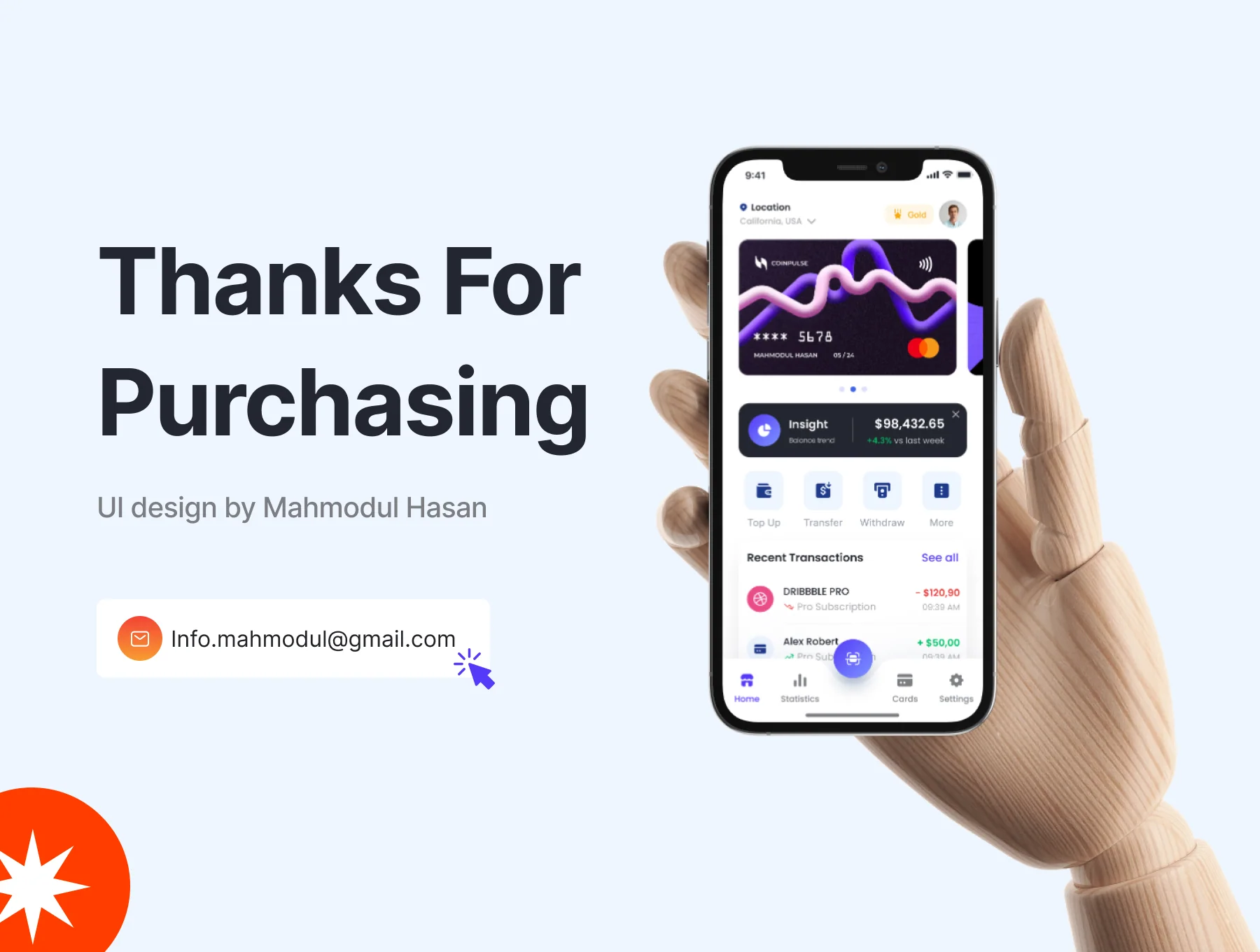Finance  Fintech Mobile App UI kit 6