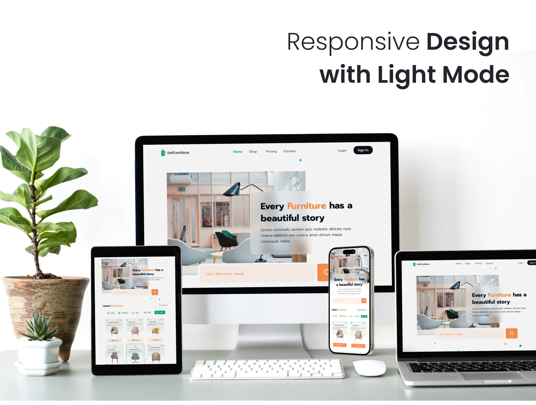 Finance & Furniture Web UI KIT 5