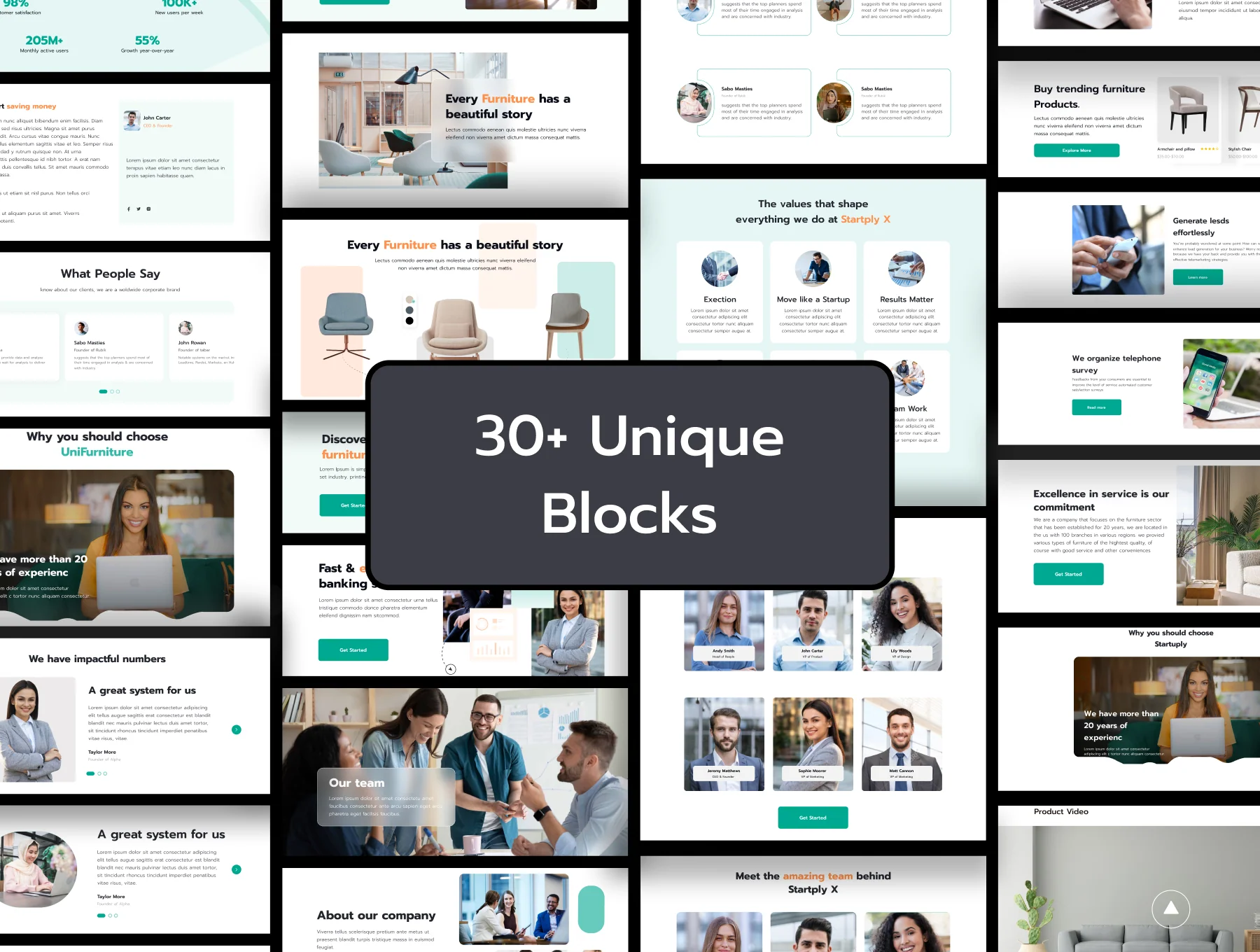 Finance & Furniture Web UI KIT 8