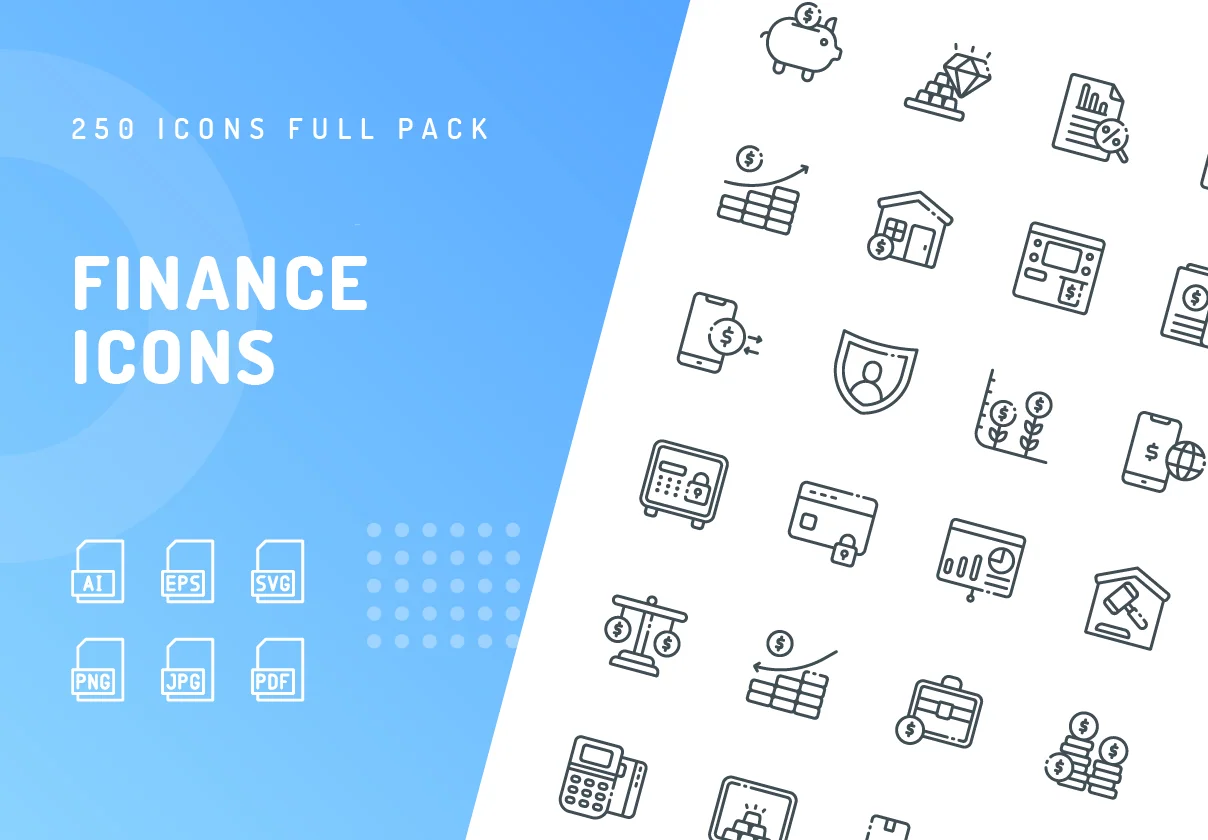 Finance Icons set