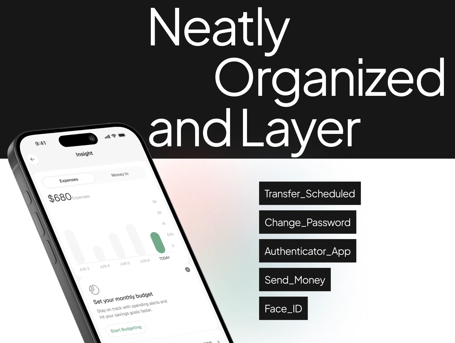 Finance Management Mobile App UI Kit 4