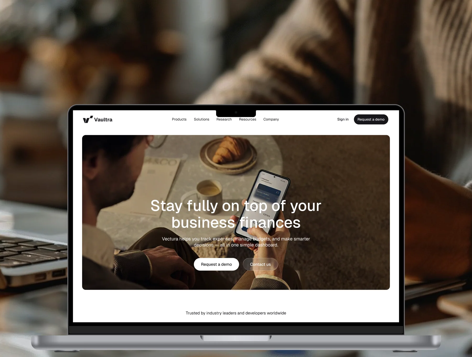 Finance Management SaaS Landing Page UI Kit 4