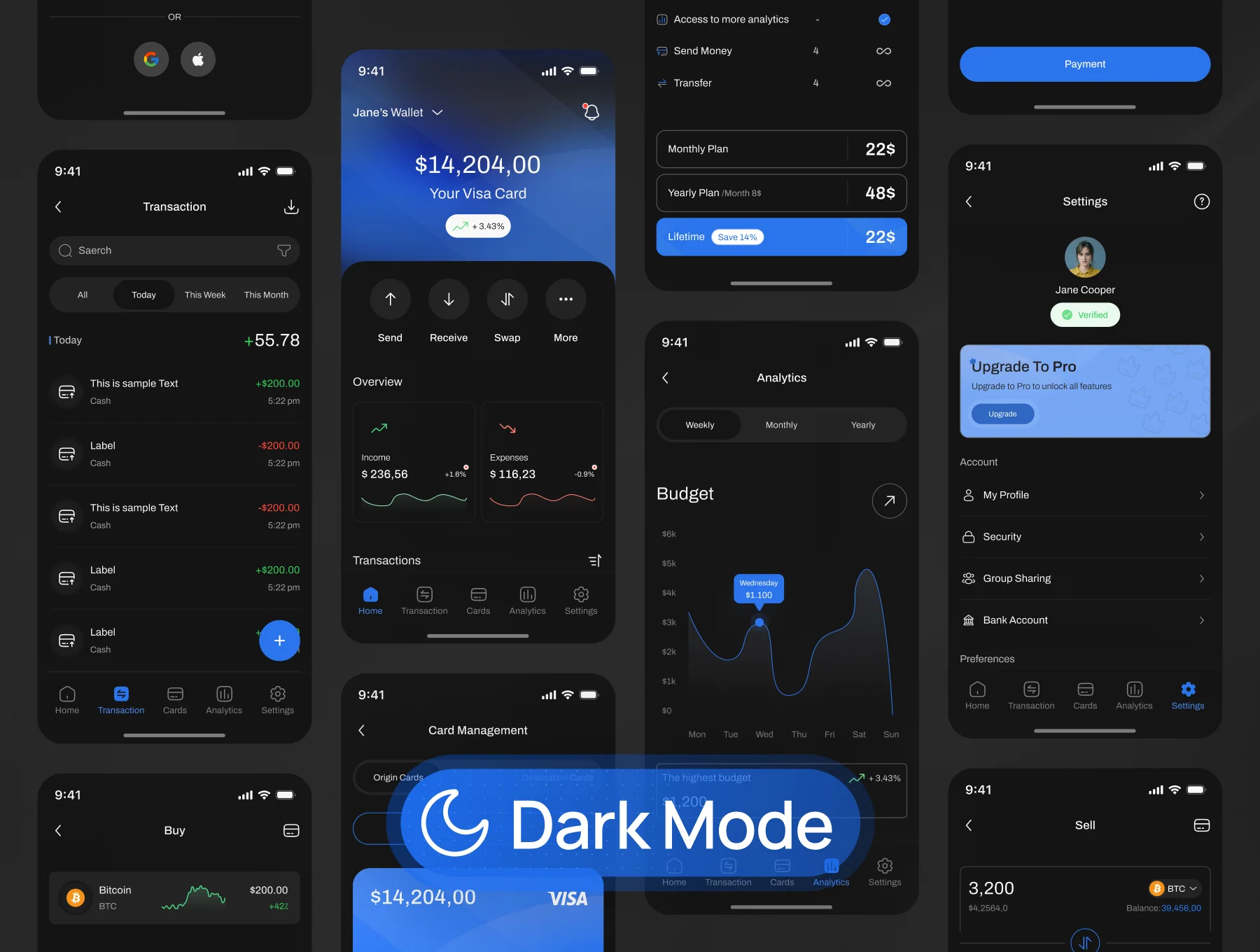 Finance Management UI Kit 6