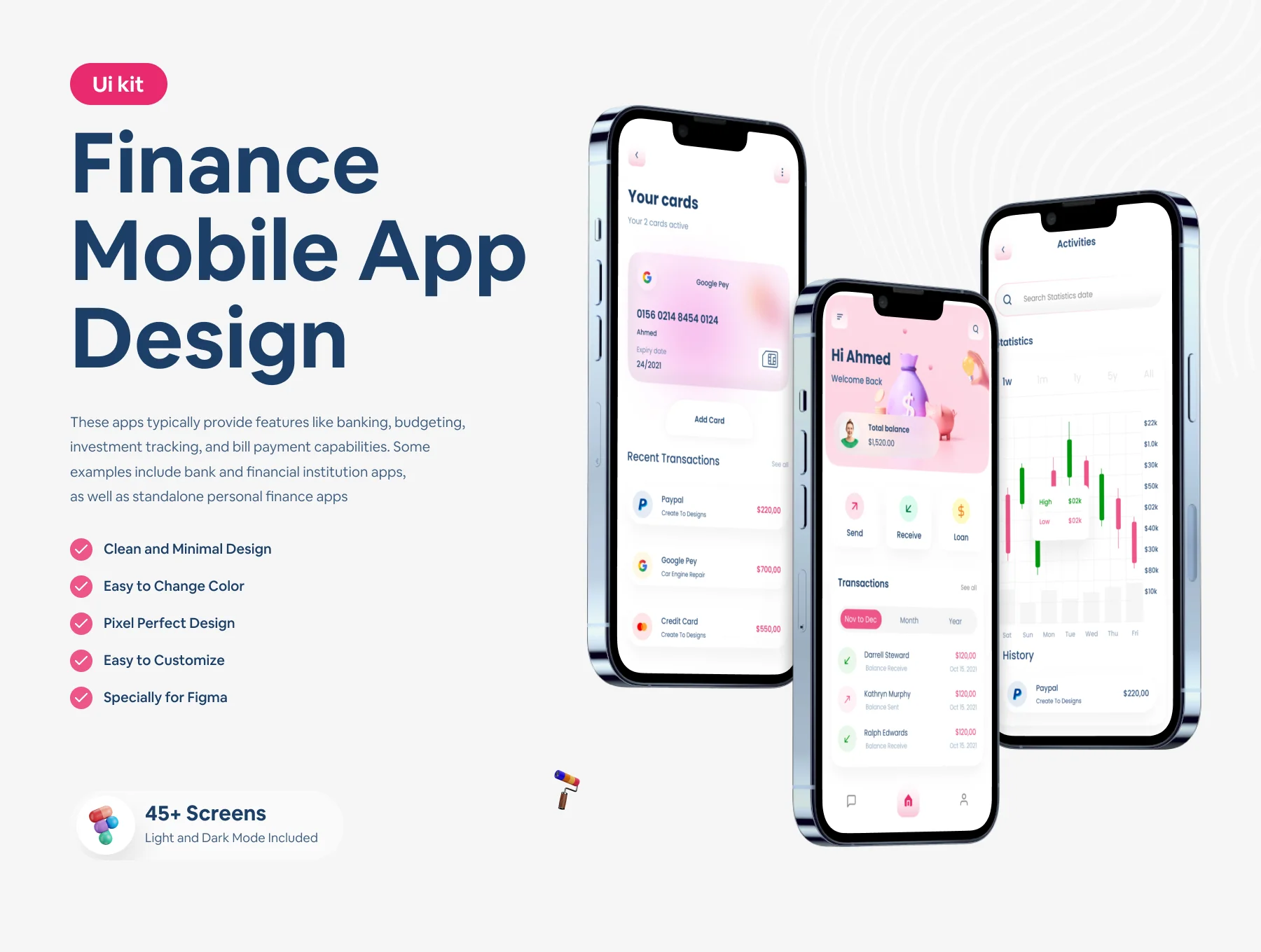 Finance Mobile App Ui Design