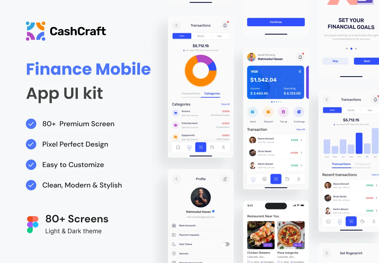 Finance App Ui kit
