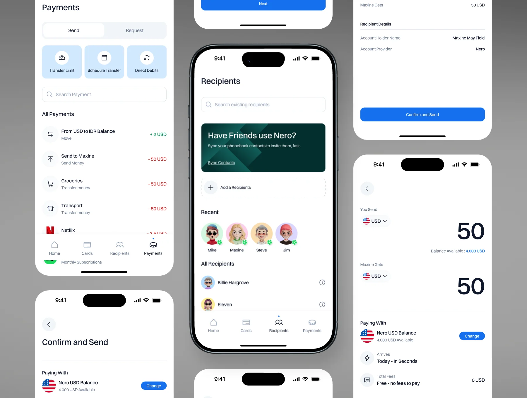 Finance & Mobile Banking App UI Kit 3