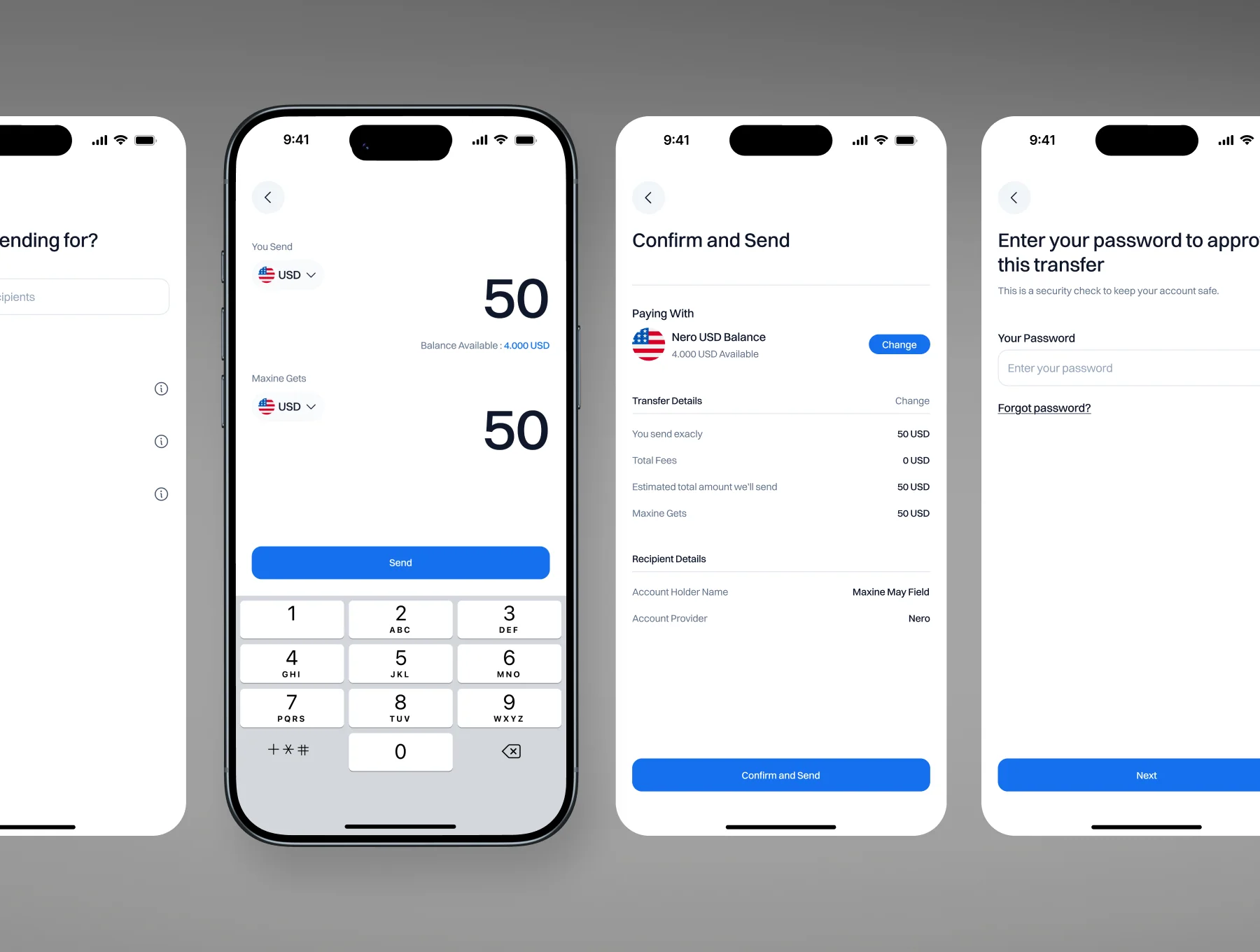 Finance & Mobile Banking App UI Kit 4