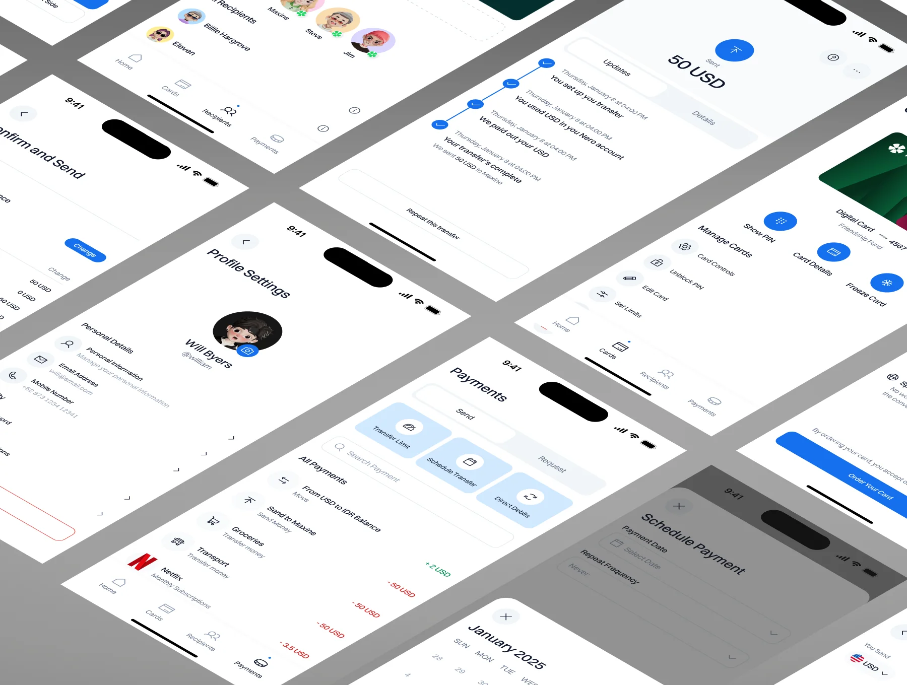 Finance & Mobile Banking App UI Kit 7