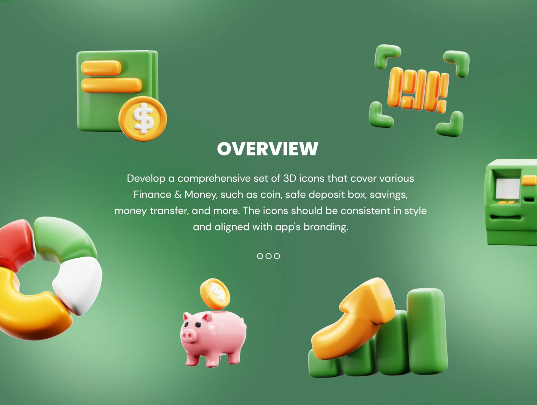 Finance & Money 3D Icon Pack 2