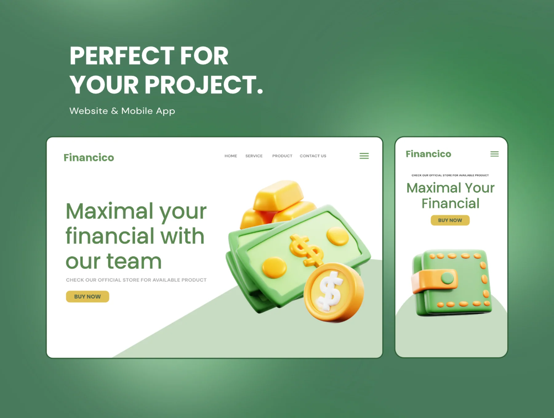 Finance & Money 3D Icon Pack 3