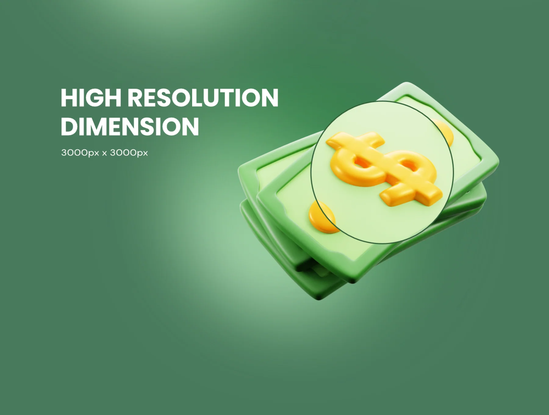 Finance & Money 3D Icon Pack 4