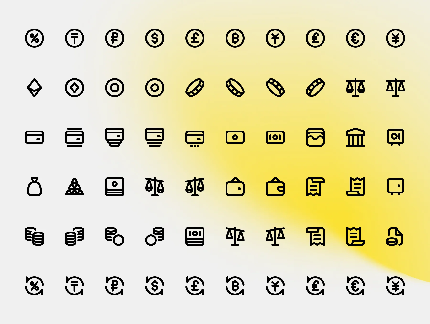 Finance — Pixel-Perfect 240 Icons 2